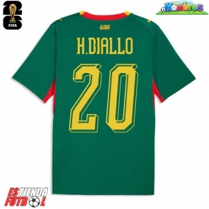 Senegal Habib Diallo #20 Segunda Equipación Mundial 2026 Manga Corta